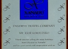 Награда от отеля Xanadu Resort (Турция)