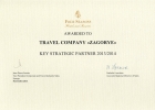 Награда «Ключевой стратегический партнёр 2013/2014» от Four Seasons Hotels and Resorts